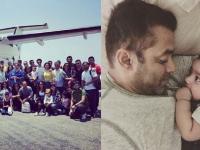 ​२२ तासांचा प्रवास करून अहिलच्या वाढदिवसाला पोहोचला सलमान खान! - Marathi News | Salman Khan arrives at 22 hours on Ahil's birthday! | Latest filmy Photos at Lokmat.com