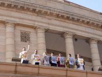 'गांधीजी का ये अपमान नहीं सहेगा हिंदुस्तान'; विरोधकांचा तीव्र आक्षेप, खासदारांची निदर्शने - Marathi News | 'Hindustan will not tolerate this insult to Gandhiji'; Opposition strongly objects, MPs protest | Latest national News at Lokmat.com 'गांधीजी का ये अपमान नहीं सहेगा हिंदुस्तान'; विरोधकांचा तीव्र आक्षेप, खासदारांची निदर्शने - Marathi News | 'Hindustan will not tolerate this insult to Gandhiji'; Opposition strongly objects, MPs protest | Latest national News at Lokmat.com