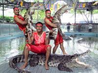 जगातला 'असा' एकमेव देश, जिथे घरात पाळल्या जातात मगरी; विकून होते कोटी रुपयांची कमाई! - Marathi News | The only country in the world where crocodiles are kept at home; crores of rupees are earned by selling them! | Latest jarahatke Photos at Lokmat.com