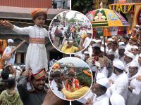 PHOTOS| 'ग्यानबा-तुकाराम...' च्या गजरात देहूनगरी दंग, संत तुकारामांच्या पालखीचे आज प्रस्थान - Marathi News | PHOTOS | 'Gyanba-Tukaram...' Dehungari panic, departure of Saint Tukaram's palanquin today | Latest pune Photos at Lokmat.com