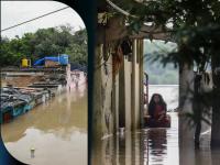 Delhi Flood: खवळलेल्या यमुनेचं भयावह रुप, पुराचं पाणी मंत्रालयाच्या उंबरठ्यावर, फोटो पहा - Marathi News | Delhi Flood: The terrifying appearance of the agitated Yamuna, flood water on the doorstep of the ministry, see photos | Latest national Photos at Lokmat.com