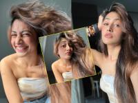 PHOTOS: "...अजून काय पाहिजे", युझी चहलची पत्नी धनश्री वर्माचा बोल्ड अंदाज! - Marathi News | Yuzvendra Chahal's wife Dhanashree Verma's bold look photos, see here | Latest social-viral Photos at Lokmat.com