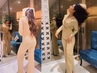 PHOTOS : स्टार भारतीय क्रिकेटपटूच्या पत्नीच्या घायाळ करणाऱ्या अदा; चाहते 'क्लिन बोल्ड'! - Marathi News | Yuzvendra Chahal's wife Dhanashree Verma did a hot photoshoot in Saudi Arabia | Latest social-viral Photos at Lokmat.com