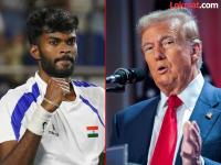 Donald Trump : “तू जे केलंस ते खरोखरच अविश्वसनीय”; डोनाल्ड ट्रम्प यांनी केलं भारतीय टेनिसपटूचं भरभरून कौतुक - Marathi News | "That's really incredible, DK": Indian tennis player Dhakshineswar Suresh gets high praise from US Prez Donald Trump | Latest international News at Lokmat.com
