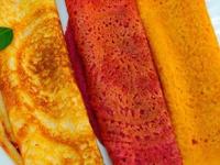 पौष्टिक स्वादिष्ट डोसाचे ६ प्रकार, गुलाबी - लाल आणि शुभ्र पांढरा मऊमऊ डोसा करण्याच्या पाहा रेसिपी - Marathi News | 6 types of nutritious and delicious dosa, see the recipe for making perfect dosa | Latest sakhi Photos at Lokmat.com