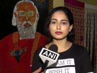 शेतातल्या धान्यांपासून मोदींचं 8 फुटी पोट्रेट, प्रियंकानं दिलं बर्थ डे गिफ्ट - Marathi News | Modi's 8 feet portrait from field grains, Priyanka gave a birthday gift | Latest national Photos at Lokmat.com