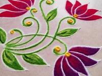 Simple Diwali Rangoli Designs : रांगोळी काढता येत नाही? पाच मिनिटांत काढायला शिका सुंदर डिझाइन - Marathi News | easy rangoli designs: Can't draw rangoli? Learn to draw beautiful designs in five minutes | Latest sakhi Photos at Lokmat.com