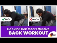 पाठीचा व्यायाम करताना या चुका टाळा | Back Workout With Do's and Don'ts | Lokmat Sakhi