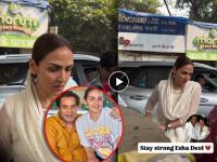 Dharmendra: 'बाप'माणूस हरपला! वडिलांच्या निधनाने कोलमडून गेली ईशा देओल, स्मशानभूमीतील भावुक करणारा व्हिडीओ - Marathi News | Dharmendra passed away esha deol devasted and emotional after father death | Latest filmy News at Lokmat.com