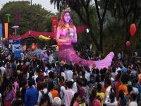 गोव्यात अवतरली किंग मोमोची राजवट - Marathi News | The reign of King Momo in Goa | Latest goa Photos at Lokmat.com