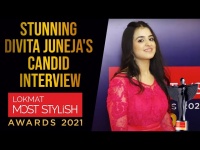 Stunning Divita Juneja's Candid Interview at Lokmat Most Stylish Red Carpet