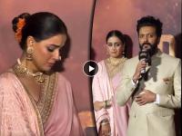 "जिनिलिया नसती तर हे घडू शकलं नसतं...", भर कार्यक्रमात रितेशकडून कौतुक, वहिनीसाहेब रडल्या - Marathi News | raja shivaji trailer launch ritesh deshmukh praised genelia actress emotional video | Latest filmy News at Lokmat.com