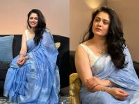 एका रात्रीत 'नॅशनल क्रश' बनली मराठमोळी गिरीजा ओक, निळ्या साडीतील फोटो व्हायरल, अभिनेत्रीचं वय ऐकून बसेल धक्का - Marathi News | Marathi actress Girija Oak became national crush blue saree photos viral do you know her age | Latest filmy Photos at Lokmat.com