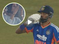 VIDEO : पांड्याची भर मैदानातून गर्लफ्रेंडवर प्रेमाची 'बरसात'; फ्लाइंग किस अन् तिची रिअ‍ॅक्शन चर्चेत - Marathi News | VIDEO: Pandya showers love on his girlfriend from the field; Flying kiss and her reaction are in the news | Latest cricket News at Lokmat.com