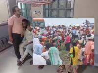 Hathras Stamped: मृतदेहांचा खच, नातेवाईकांचा आक्रोष, हारसमधील दुर्घटनास्थळावर भयावह दृश्य - Marathi News | The pile of dead bodies, the cries of relatives, the horrifying scene at the accident site in Haras | Latest national Photos at Lokmat.com