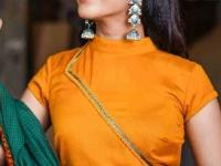 High Neck ब्लाऊजचे ९ बोल्ड डिझाइन्स, हिवाळ्यातल्या लग्नसराईत ‘असं’ स्टायलिश ब्लाऊज एकतरी हवंच.. - Marathi News | 9 beautiful types of high neck blouses! high neck blouse designs latest patterns, how to stich high neck blouse designs | Latest sakhi Photos at Lokmat.com