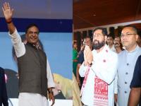 हिमंता बिस्वा सरमांच्या शपथविधीसाठी एकनाथ शिंदे गुवाहाटीमध्ये, सरमांच्या नेतृत्वाचं कौतुक करत म्हणाले...   - Marathi News | Himanta Biswa Sarma's swearing-in ceremony: Eknath Shinde in Guwahati for Himanta Biswa Sarma's swearing-in ceremony, praising Sarma's leadership, said... | Latest national News at Lokmat.com