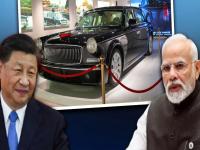 चीनचे राष्ट्राध्यक्ष जिनपिंग यांची आवडती कार, मोदींनीही केली सफर! 'लाल झेंडा' असलेल्या 'या' गाडीत खास काय? - Marathi News | Chinese President Jinping's favorite car Hongqi L5, Modi also took a ride! What's special about 'this' car with the 'red flag'? | Latest international Photos at Lokmat.com