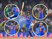 IND vs PAK : ईशान किशनसह ५ धुरंधरांचा जलवा; पाकिस्तानवर पुन्हा एकदा आली तोंडावर पडण्याची वेळ! - Marathi News | IND vs PAK ICC Mens T20 World Cup 2026 India Five Heroes Victory Against Pakistan Ishan Kishan Jasprit Bumrah Hardik Pandya Axar Patel And Suryakumar Yadav | Latest cricket Photos at Lokmat.com
