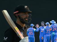 IND vs NZ 1st ODI : न्यूझीलंडकडून सलामी जोडीनंतर डॅरिल मिचेलची बॅट तळपली! टीम इंडियासमोर ३०१ धावांचं आव्हान - Marathi News | India vs New Zealand 1st ODI Live Score New Zealand Reach 300 Mark With Daryl Mitchells 84 Runs Now All Eyes On Rohit Sharma And Virat Kohli | Latest cricket News at Lokmat.com