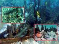 समुद्रात सापडले 1300 वर्षे जुने व्यापारी जहाज, त्यात सापडलेल्या 200 भांड्यात नेमकं काय? पहा फोटो... - Marathi News | 1300-year-old merchant ship found in shore of Israel, what exactly in the 200 vessels found in it? See photos... | Latest jarahatke Photos at Lokmat.com