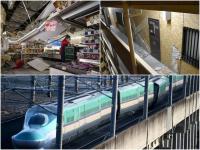 Japan Earthquake: धावती बुलेट ट्रेन रुळांवरून घसरली, २० लाख घरांमध्ये काळोख; जपानला भूकंपाचे धक्के, पाहा Photo - Marathi News | Japan Earthquake: Running bullet train derails, darkness in 2 million homes; Earthquake shakes Japan, see Photo | Latest international Photos at Lokmat.com