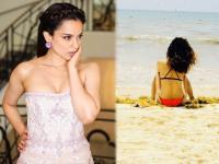 ये ना चॉलबो! कंगनाने शेअर केला बिकिनी फोटो, ट्रोलर्स म्हणाले - आपली संस्कृती विसरली का? - Marathi News | Kangana Ranaut bikini photo viral on social media fans shocked bold look | Latest filmy Photos at Lokmat.com
