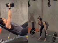 वयाच्या ४२ व्या प्रेग्नंट, तरी जिममध्ये हेवी वर्कआउट करतेय अभिनेत्री; नेटकऱ्यांनी दिला सल्ला - Marathi News | actress karishma tanna heavy workout in pregnancy netizens trolled her and gave advice | Latest filmy News at Lokmat.com