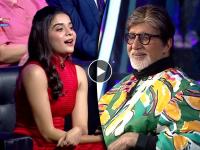 मिथिला पालकरने बिग बींना विचारले मराठी शब्दांचे अर्थ, अमिताभ बच्चन म्हणाले- "वाट लागली..." - Marathi News | kbc 17 mithila palkar asked amitabh bachchan some marathi slangs meaning funny video | Latest filmy News at Lokmat.com