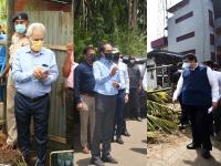 मुख्यमंत्री, विरोधी पक्षनेत्यानंतर आता केंद्रीय पथक दाखल, मदत कधी ? - Marathi News | After the Chief Minister, Leader of the Opposition, now the Central Squad is inspecting Konkan | Latest raigad Photos at Lokmat.com