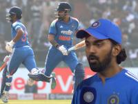 IND vs SA : पंचांनी चेंडू बदलून दिला, पण... KL राहुलनं कोणावर फोडलं पराभवाचं खापर?    - Marathi News | IND vs SA 2nd ODI Kicking Myself For Losing Toss Indian Skipper KL Raul After South Africa Chases Down 359 At Raipur | Latest cricket News at Lokmat.com