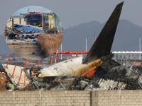 अर्ध्या विमानाची राख झाली, अर्ध्याचे तुकडे झाले, १७९ जणांनी जीव गमावला; पाहा अपघाताचे फोटो - Marathi News | Half of the plane was reduced to ashes, half to pieces, 179 people lost their lives; see photos of the accident | Latest international Photos at Lokmat.com