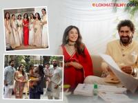 घराच्या टेरेसवरच बांधली लग्नगाठ, कृतिका कामरा-गौरव कपूरच्या वेडिंग सेरेमनीचे Photos - Marathi News | Kritika Kamra and Gaurav Kapur tied the knot on the terrace of their house photos of their wedding ceremony | Latest filmy Photos at Lokmat.com