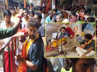 PHOTOS : कुलदीपची धार्मिक वारी! अलीकडेच लग्नाबद्दल विधान अन् आता धीरेंद्र शास्त्रींचं घेतलं दर्शन - Marathi News | Team India player Kuldeep Yadav went to Bageshwar Dham and sought the blessings of Dhirendra Shastri | Latest cricket Photos at Lokmat.com