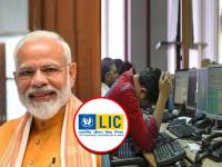 LIC शेअरमधून मोदी सरकारने २१ हजार कोटी कमावले; गुंतवणूकदारांचे ८७,५०० कोटी बुडाले - Marathi News | lic share falling continuously investors loses 87500 crore and mcap valuation get lower than icici bank | Latest business Photos at Lokmat.com