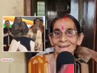 PM मोदी सर्वांसमोर माखनलाल सरकार यांच्या पाया पडले; या क्षणाबाबत त्यांची पत्नी म्हणते... - Marathi News | PM Modi bowed down to Makhanlal Sarkar in front of everyone His wife becomes emotional and proud of her husband | Latest national News at Lokmat.com