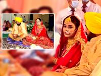 Bhagwant Mann weds Gurpreet Kaur Photos: शुभमंगल सावधान! पंजाबचे मुख्यमंत्री भगवंत मान अन् गुरप्रीत यांचा विवाहसोहळा; अरविंद केजरीवाल बनले वधूपिता - Marathi News | Punjab CM Bhagwant Mann marries Haryana Doctor Gurpreet Kaur Arvind Kejriwal plays part in rituals of wedding | Latest filmy Photos at Lokmat.com