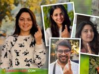 Maharashtra Election 2024: मराठी कलाकारांनी बजावला मतदानाचा हक्क, तुम्ही व्होट केलं का? - Marathi News | Maharashtra Election 2024 prajakta mali hemant dhome sonali kulkarni tejaswini pandit marathi celebrity cast their vote | Latest filmy Photos at Lokmat.com