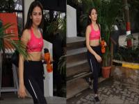 OMG: मीरा राजपूत करते टफ वर्कआऊट ,बॉलिवूड अभिनेत्रींनाही देतेय टक्कर - Marathi News | OMG: Mira Rajputs Intense workout. She stands tough against All Bollywood Actresses | Latest filmy Photos at Lokmat.com