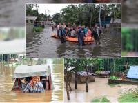Assam Flood : आसाममध्ये पावसाचा हाहाकार! 25 जिल्ह्यांतील 11 लाख लोकांना फटका, पुराची भीषणता दाखवणारे फोटो - Marathi News | assam flood news more than 11 lakh people affected by floods and landslides 44 people died in state so far | Latest national Photos at Lokmat.com
