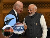 मोठी डिफेन्स डील, मेगा चिप फॅक्टरी, Visa नियम... PM मोदींनी अमेरिकेत केले 'हे' १० मोठे करार - Marathi News | Big Defense Deal Mega Chip Factory Visa Rules PM narendra Modi s These 10 Big Deals sign in America tour important for india | Latest business Photos at Lokmat.com