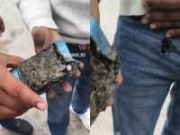 सावधान! स्मार्टफोन जिन्सच्या खिशातच फुटला; तरुणाचा प्रायव्हेट पार्ट थोडक्यात वाचला... - Marathi News | Motorola Phone Explodes Beware! Motorola smartphone explodes in jeans pocket; Young man's private parts exposed... | Latest tech News at Lokmat.com