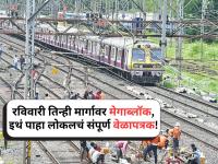 Mumbai Local Mega Block: रविवारी तिन्ही मार्गावर मेगाब्लॉक; कधी, कुठे आणि कितीवाजेपर्यंत गाड्या बंद? वाचा - Marathi News | Mumbai Local Train Mega Block On 09 November 2025 | Latest mumbai News at Lokmat.com