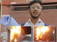 अर्धा तास तडफडला! फी न भरल्याने प्राध्यापकाने केला अपमान, विद्यार्थ्याने कॅम्पसमध्ये स्वतःला पेटवले - Marathi News | UP Student Burns Himself After Alleged Beating and Humiliation by Principal Over Unpaid Fees | Latest crime News at Lokmat.com अर्धा तास तडफडला! फी न भरल्याने प्राध्यापकाने केला अपमान, विद्यार्थ्याने कॅम्पसमध्ये स्वतःला पेटवले - Marathi News | UP Student Burns Himself After Alleged Beating and Humiliation by Principal Over Unpaid Fees | Latest crime News at Lokmat.com