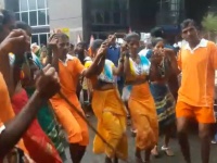 नवी मुंबईत आदिवासी नृत्‍याचे सादरीकरण