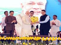 पंतप्रधान नरेंद्र मोदींच्या हस्ते नवी मुंबई आंतरराष्ट्रीय विमानतळाचे भूमिपूजन - Marathi News | Bhumi Pujan of Navi Mumbai International Airport by Prime Minister Narendra Modi | Latest maharashtra Photos at Lokmat.com