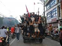 नेपाळमध्ये पुन्हा एकदा Gen-Z रस्त्यावर उतरले, मोठा गोंधळ सुरू; कर्फ्यू लागू - Marathi News | Gen-Z takes to the streets in Nepal once again, causing chaos; Curfew imposed | Latest international News at Lokmat.com नेपाळमध्ये पुन्हा एकदा Gen-Z रस्त्यावर उतरले, मोठा गोंधळ सुरू; कर्फ्यू लागू - Marathi News | Gen-Z takes to the streets in Nepal once again, causing chaos; Curfew imposed | Latest international News at Lokmat.com