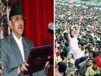 १९९० सालचे जनआंलोदन; नेपाळच्या राजाला सोडावे लागले आपले सिंहासन, असा झाला राजेशाहीचा अंत... - Marathi News | Nepal Protest: A popular uprising in 1990; King of Nepal had to abdicate his throne, ending the monarchy | Latest international Photos at Lokmat.com