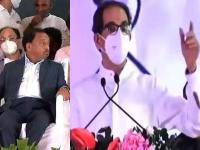 Uddhav Thackeray: आधी राणे बरसले, मग मुख्यमंत्री ठाकरेंनी दिलं जशास तसं प्रत्युत्तर; वाचा १० 'प्रहार'... - Marathi News | Uddhav Thackeray slams rarayan rane at chipi airport inauguration here is detail speech points | Latest sindhudurga Photos at Lokmat.com