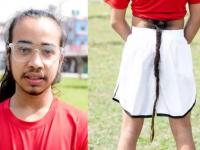 अरे हा तर हनुमानाचा अवतार! ७० सेमी लांब शेपटीमुळे तरुणाची चर्चा; पाहणारे सारेच अवाक् - Marathi News | This Nepal teen has a 70 cm hairy tail, locals say he is reincarnation of Lord Hanuman | Latest jarahatke Photos at Lokmat.com